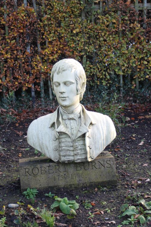 Sculpture of Burns
