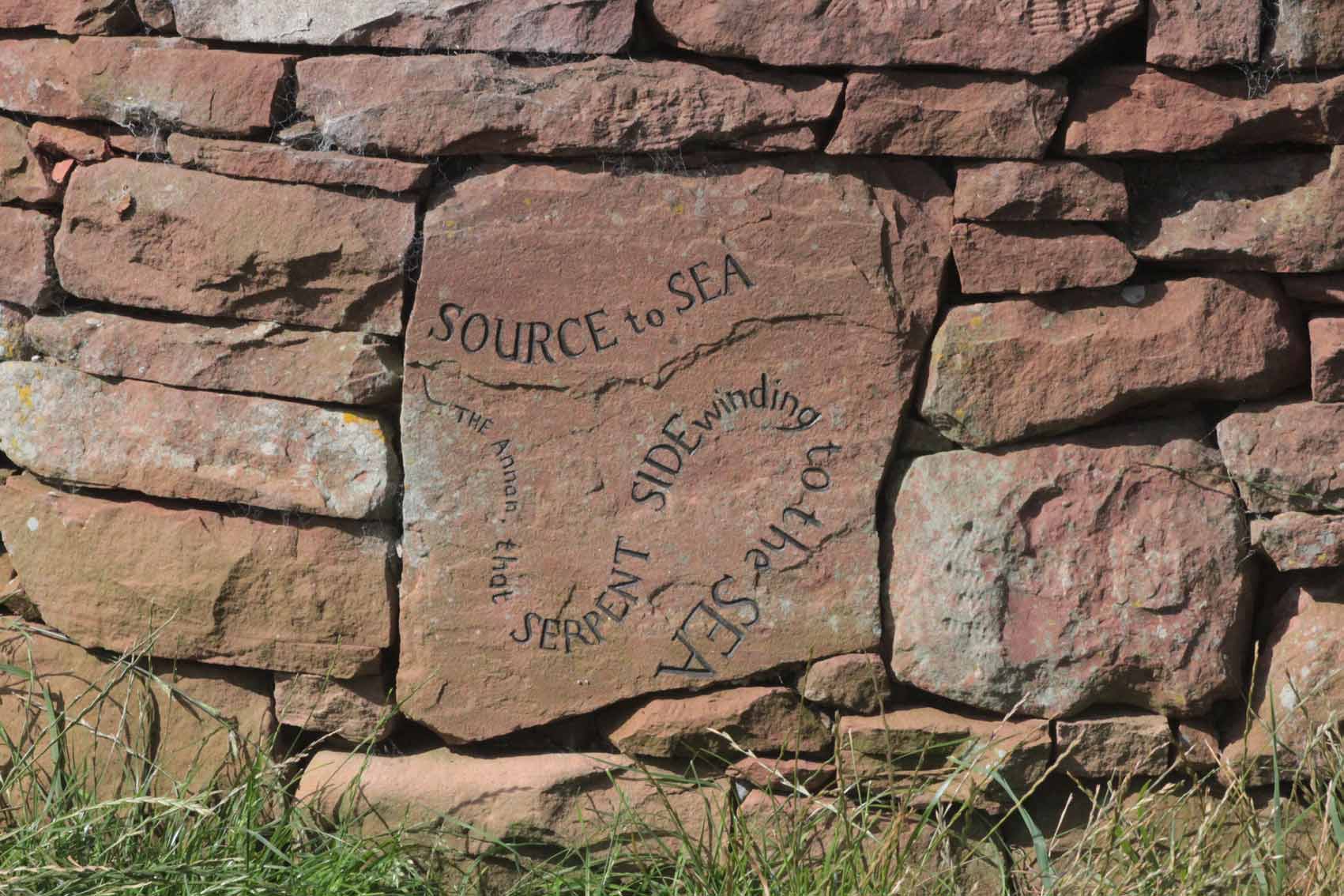Plaque at start of Annandale way