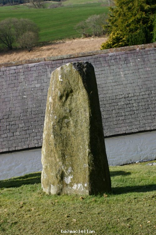 grave marker at Balmaclellan church