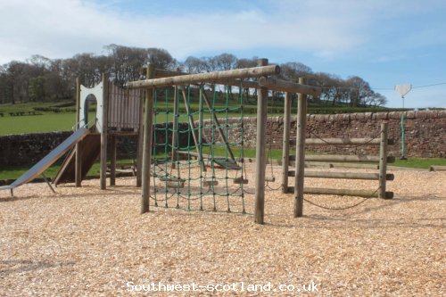 Play area behind Hutton Hall