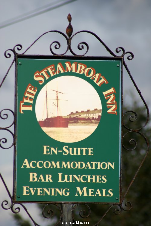 The Steam boat inn sign  2004