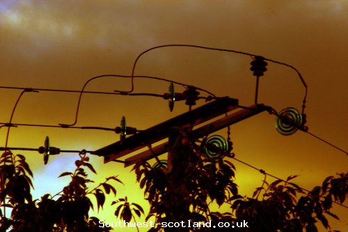 sunriseover  power cables