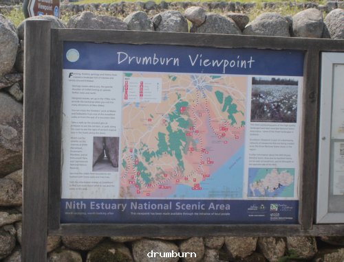 Information board at drumburn