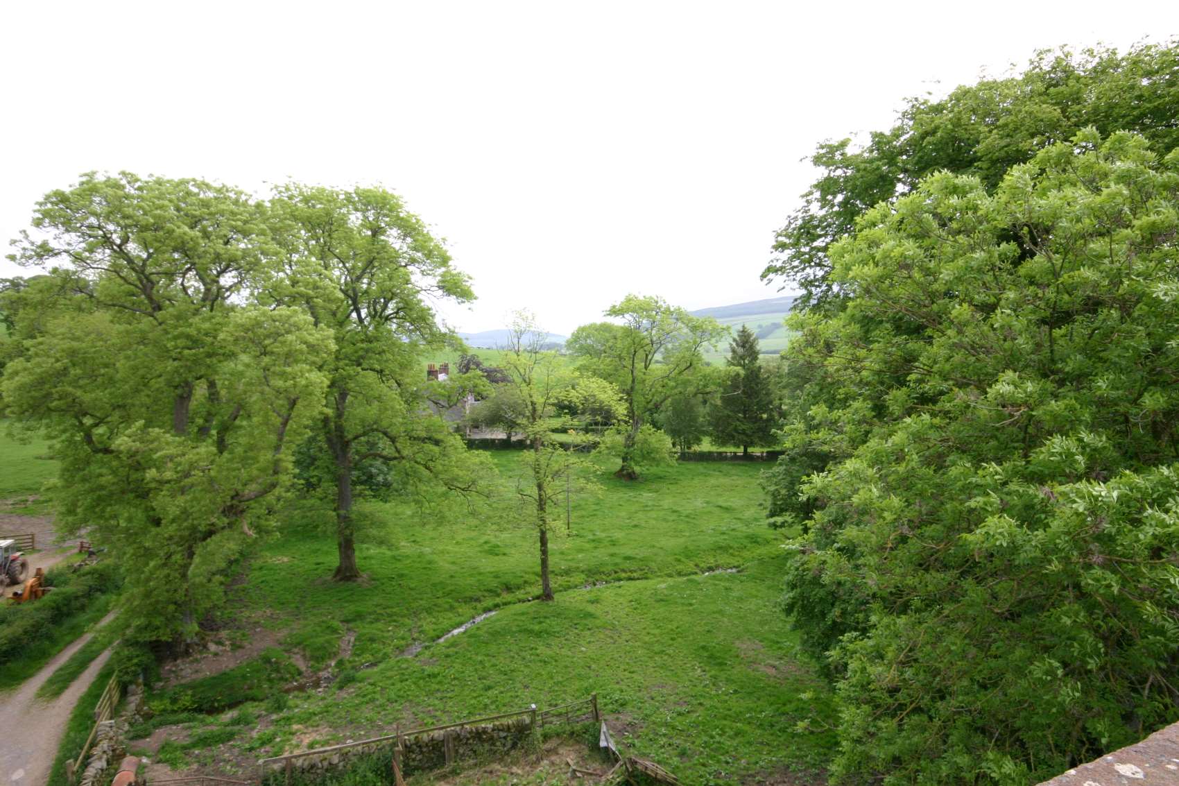 Drumcoltran tower view from roof