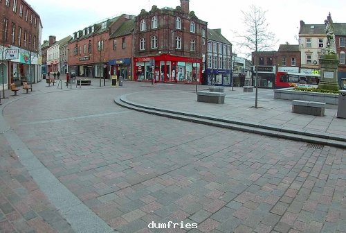 Burns statue Square Dumfries