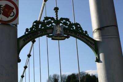 The River Nith Suspension Bridge