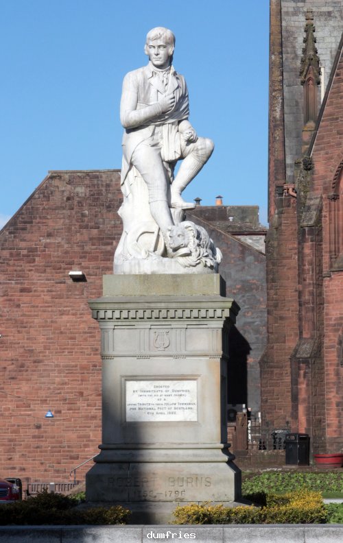 Burns Statue Dumfries