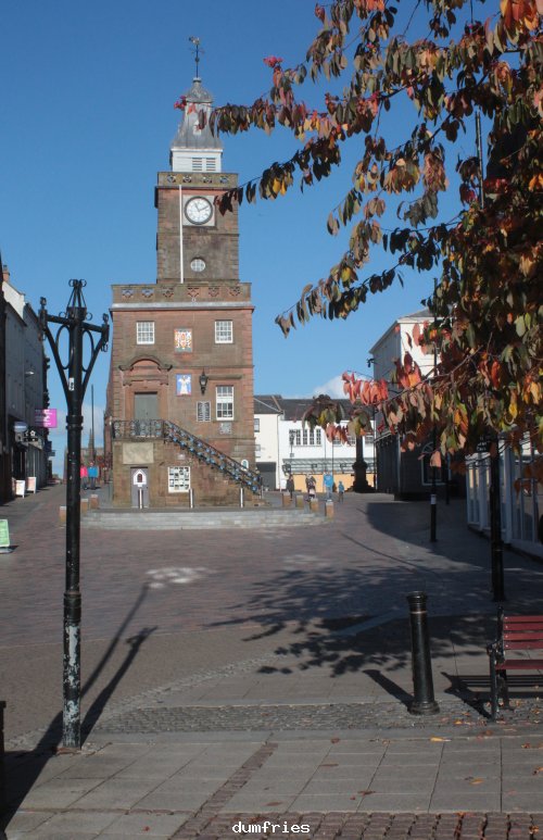 Midsteeple clock tower