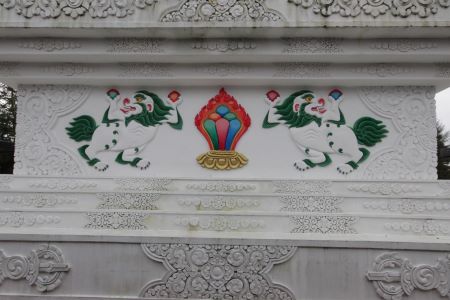 Ornaments on The Victory Stupa