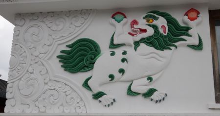 Ornaments on The Victory Stupa