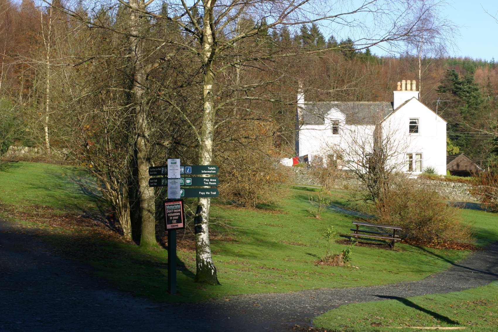 Information Center in New Galloway Fores