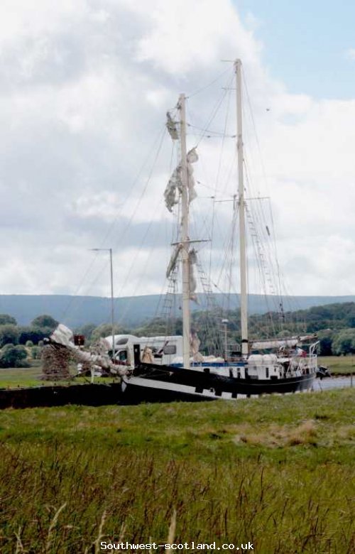  La Malouine at mooring