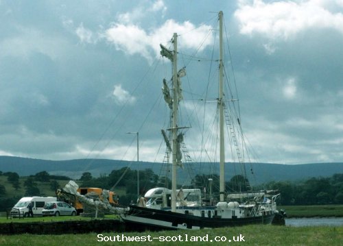  La Malouine at mooring