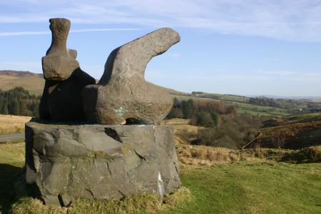 Sculptures at Glenkiln