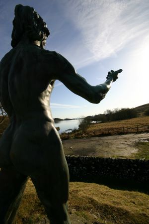 Sculptures at Glenkiln