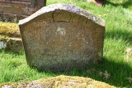 Gravestone at Balmaclellan & kells New Galloway 