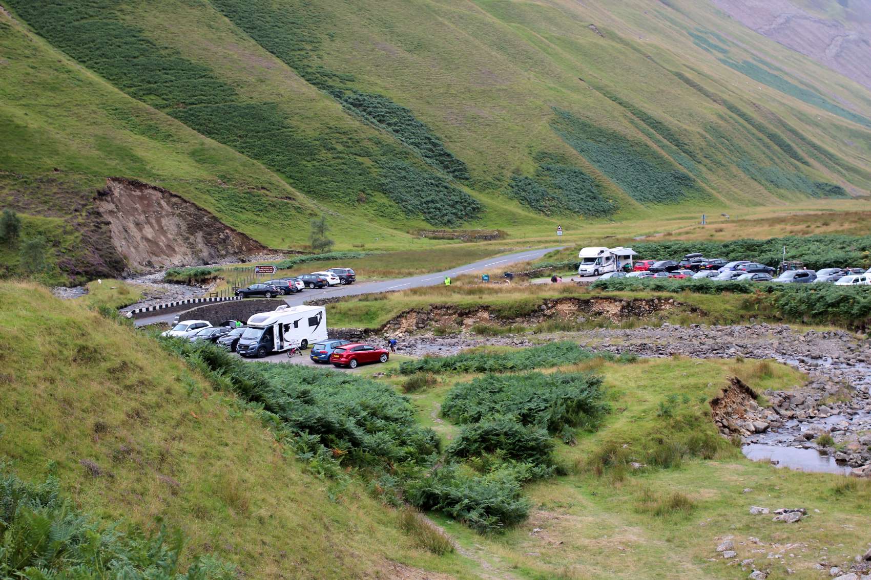 Car Park at Grey Mares Tail