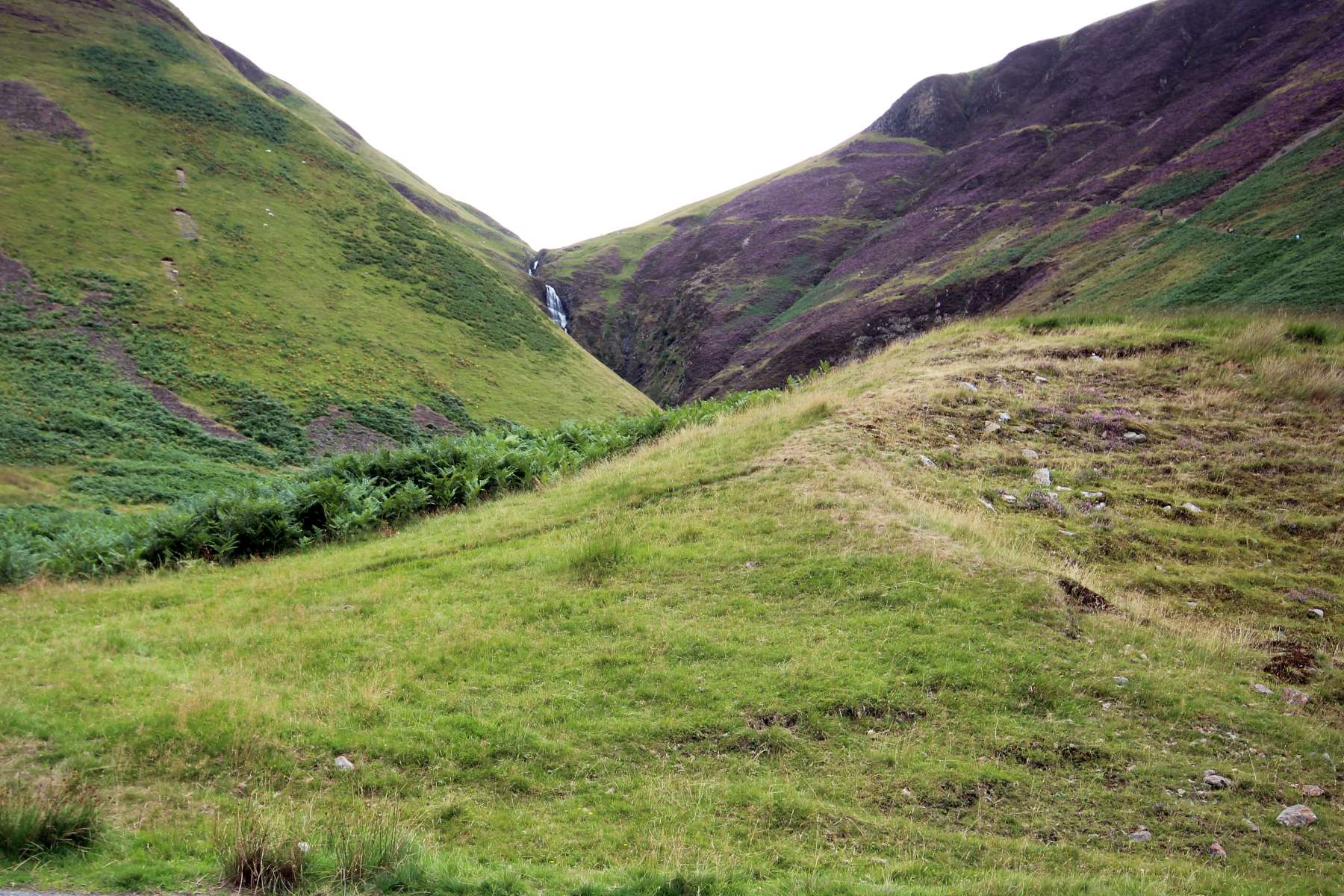 View of road from Grey Mares tail