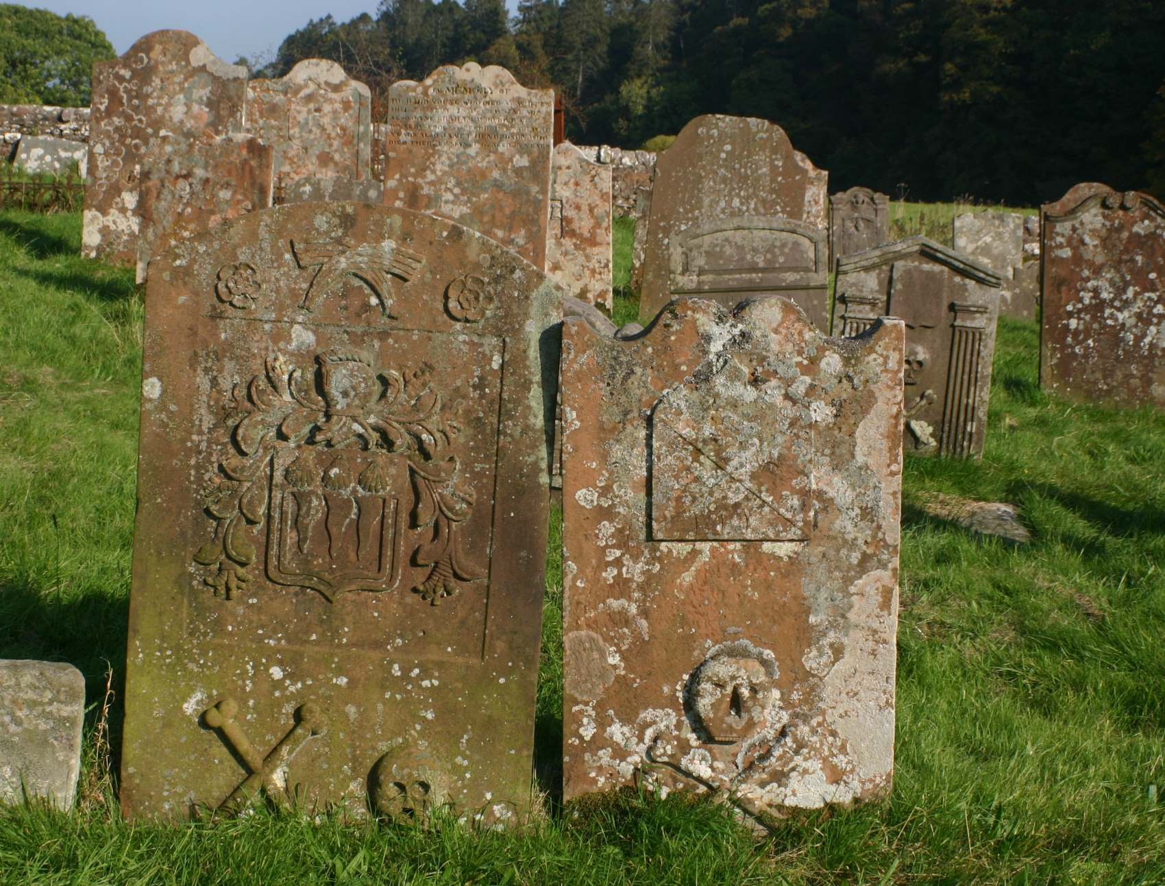 Hoddom gravestones