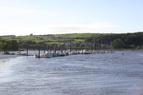 Kirkcudbright mariner from the harbour