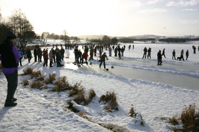 Curling on Kirk loch