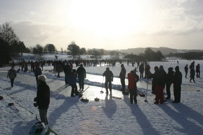 Curling on Kirk loch