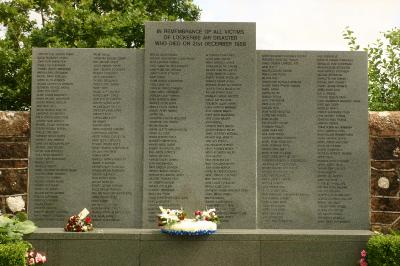 air disaster memorial garden