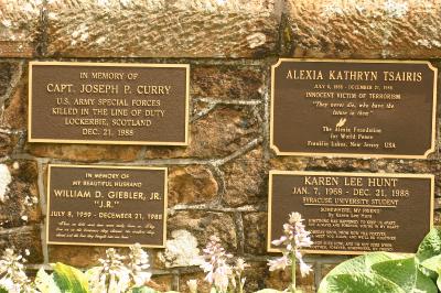 air disaster memorial garden