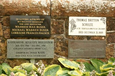 air disaster memorial garden