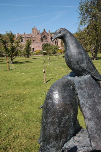 Statue in  priorwood garden 