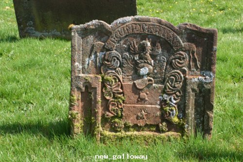 Gravestone @ Balameclellan & kells church new Galloway