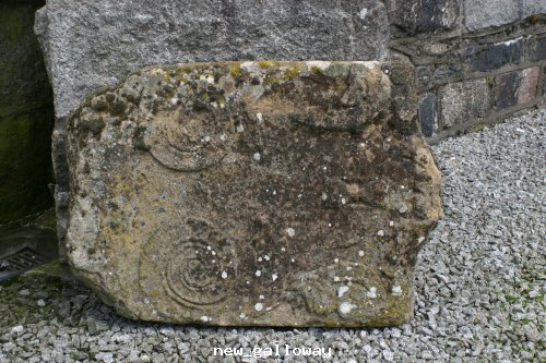 remains of gravestone