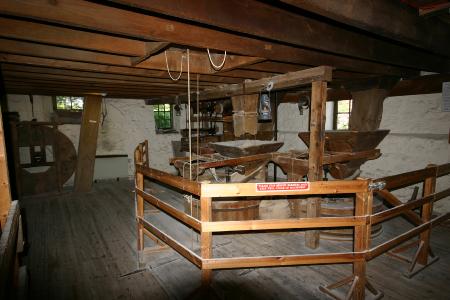 Ground Floor machinery New Abbey corn mill