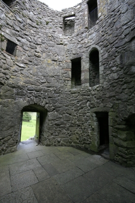Orchardton tower Palnackie, The only round tower house in Scotland